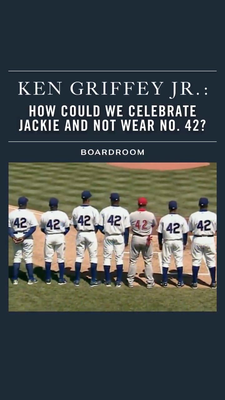 Junior shares how his simple idea to honor the late great Jackie Robinson led to every MLB player wearing his jersey number.⁠ #JackieRobinsonDay⁠
⁠
(🎥: @MLBNetwork)