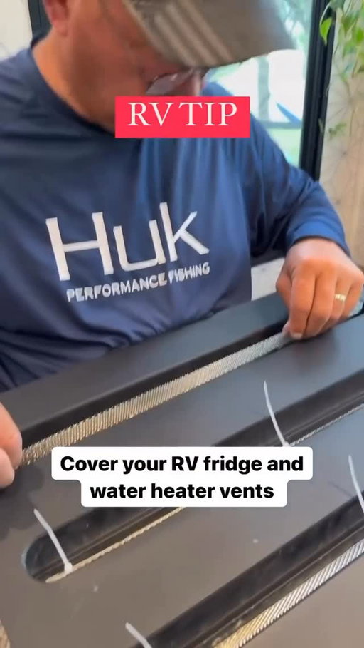 It’s that time of year, watch for bees nests in your vents, or cover them. Someone sent me their vent that almost caught on fire. It’s dangerous!! It was full of a dirt dobber nest. If you don’t cover your vents you can get bugs, flying insects, and rodents in there. The worst is if you get wasps build a nest inside there. It can tear up your fridge by preventing airflow. 

Do you have your vents covered?

#rvtips #rvgadgets #rvliving #camperlife rvlife rvfridge
