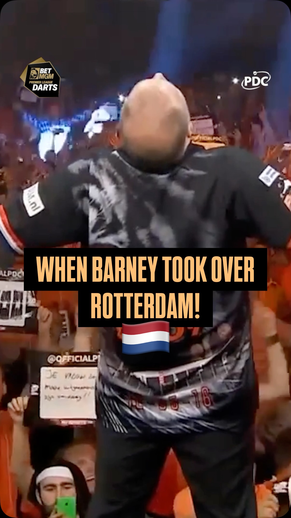 10 years on from an UNFORGETTABLE walk-on in Rotterdam! 🇳🇱

🏆 Premier League Darts
🗓️ Thursday, 16 April
📍 Night 11 - Rotterdam
⏰ 1900 CEST | 1800 BST