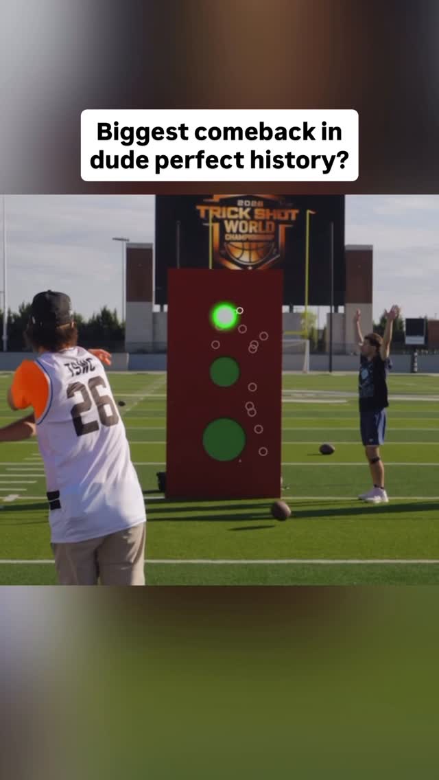 We were down but not out in the impossible wall🤯 I haven’t thrown a football since highschool a few times…. 😭
was a dream to compete in the Trickshot world championships. We got robbed by a rim in the end, but we will be back for more 🇨🇦🏒