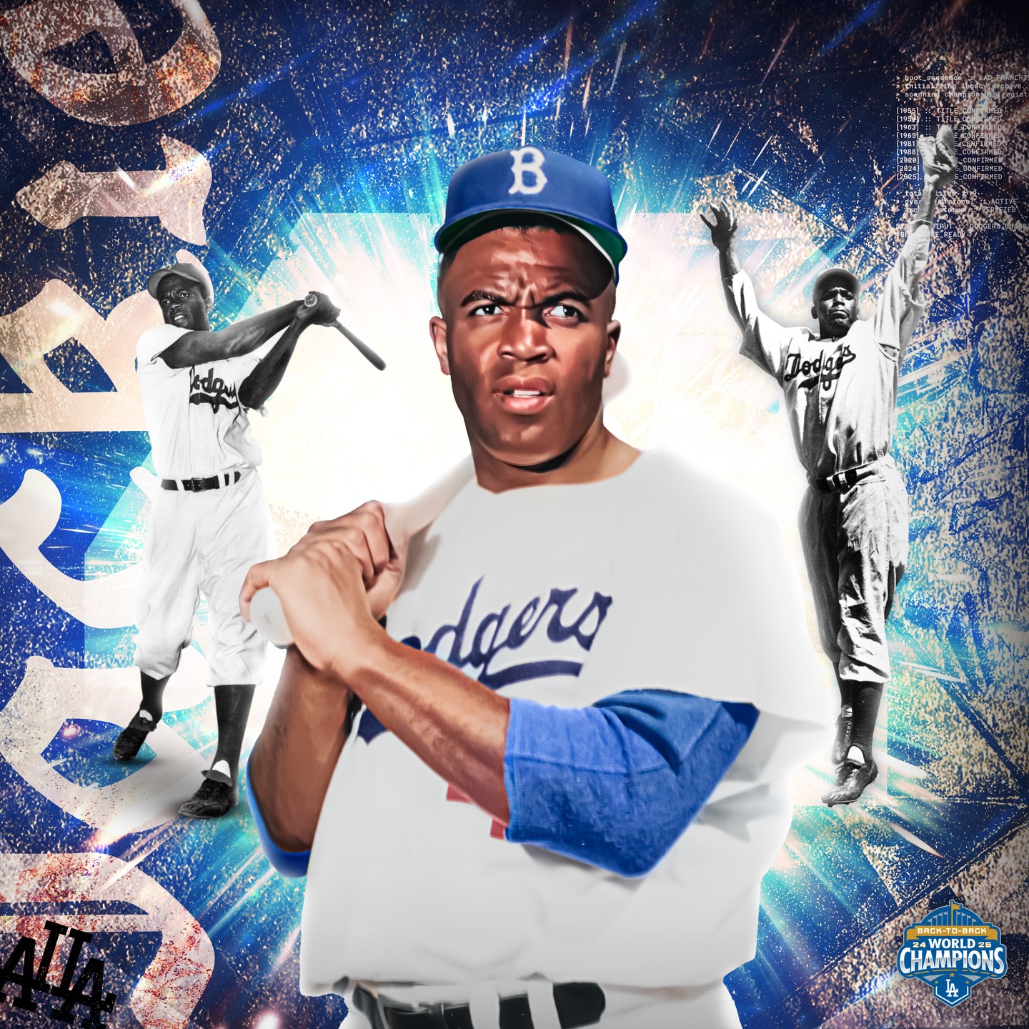 On April 15, 1947, Jackie Robinson broke baseball’s color barrier. Today, we celebrate and honor the life and legacy of No. 42. Thank you, Jackie. Your courage will live on forever. #Jackie42