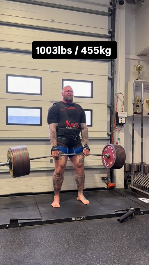 I’m stronger than ever 7 weeks out 1003lbs / 455kg deadlift @enhanced_games 

May 24th I’m deadlifting more than 510kg and breaking my deadlift World Recrd!