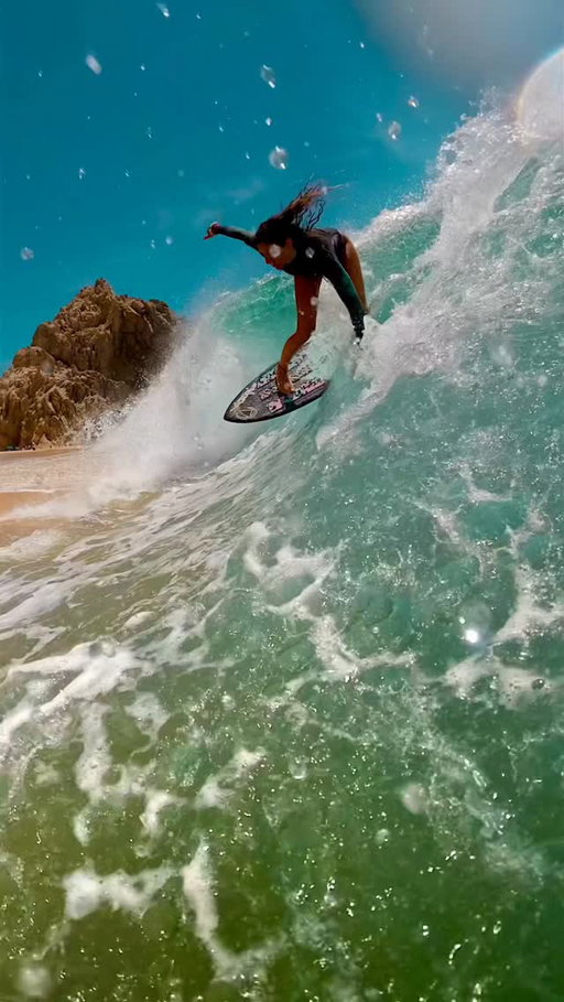 Back to this view 😍

First stop on the tour coming this weekend in Cabo San Lucas, Mexico🌵🌊 See you there! 

🎥: @samvictor7 on the @gopro 

#Skimboarding