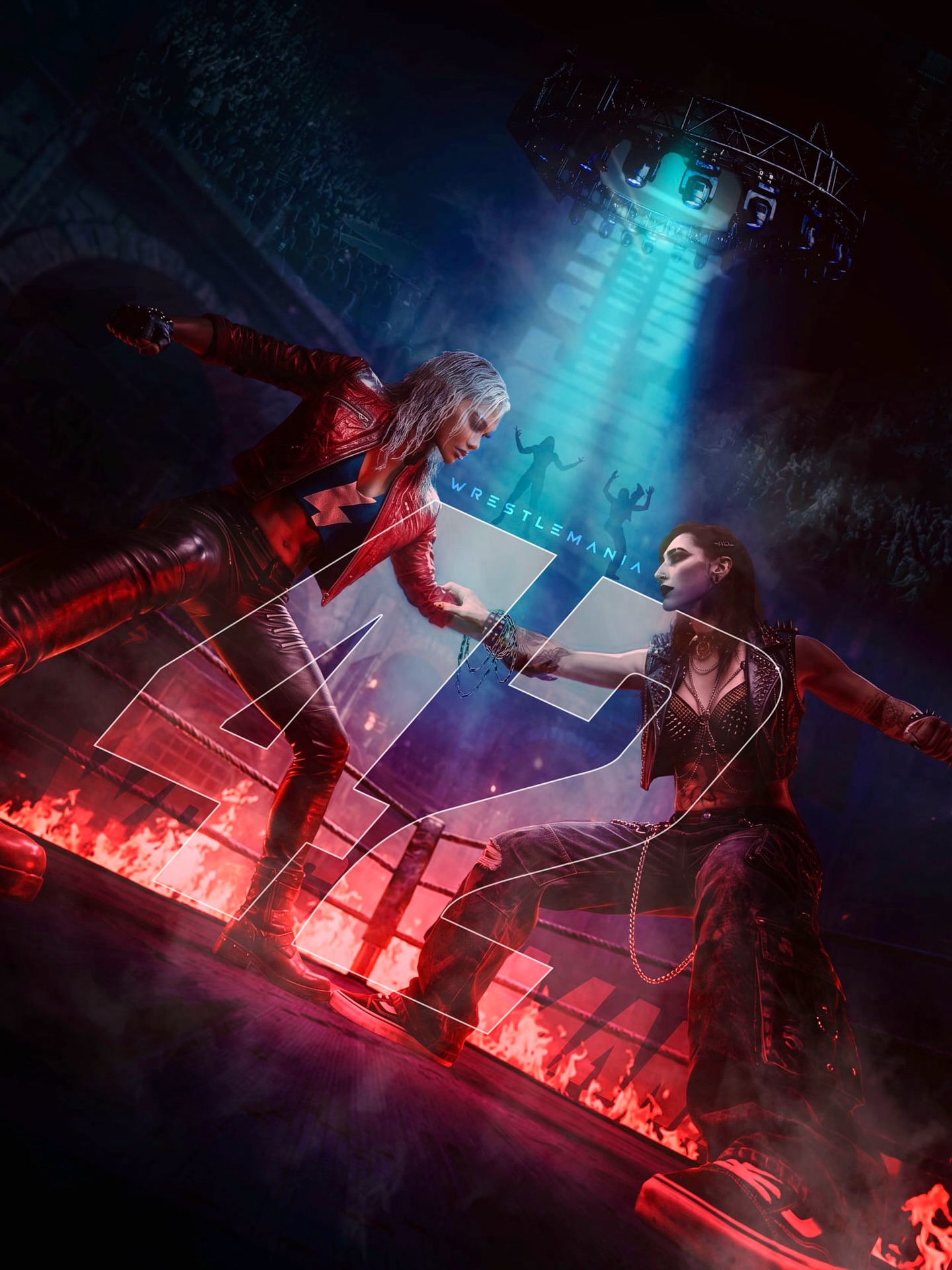 The fire’s in their eyes… Time to settle the score.
@JadeCargill x @RheaRipley_WWE finally face off at Wrestelmania 42.
#wrestlemania #wwe #rhearipley #jadecargill #wwewomenschampionship