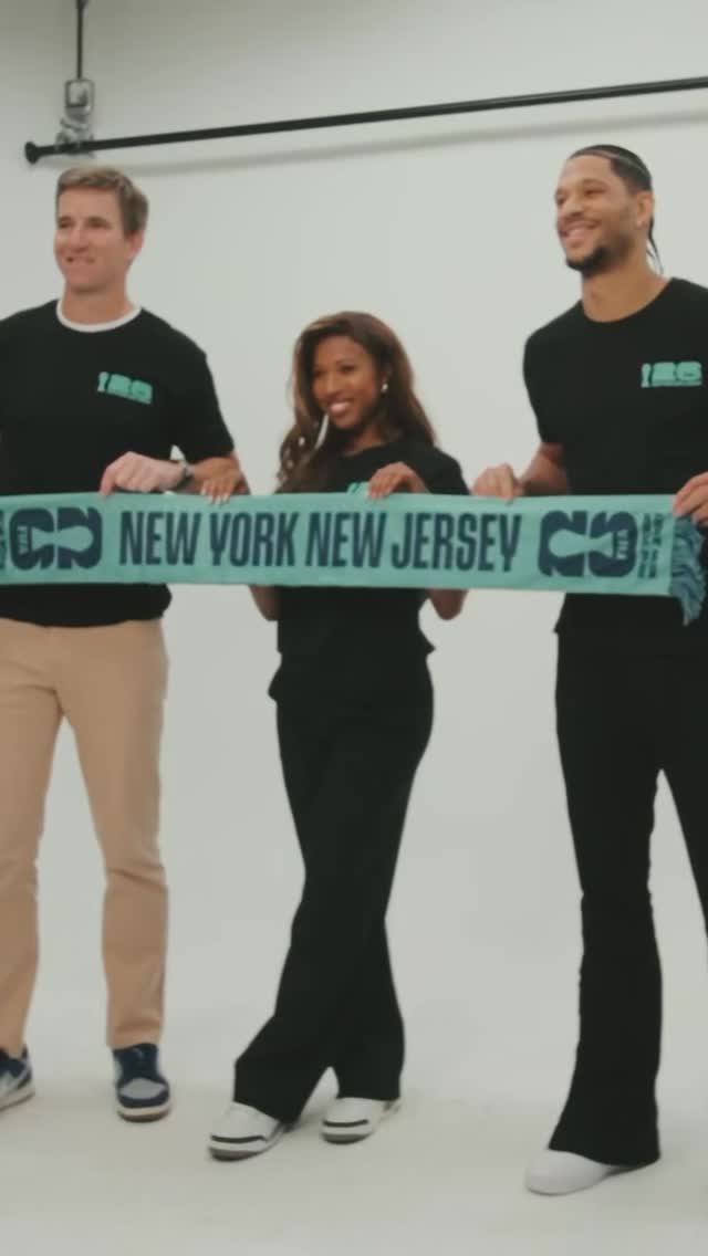 Behind the scenes with these three sporting icons and newly appointed Official NYNJ World Cup Ambassadors! 🏀⚽️🏈

Legendary. 🗽

#FIFAWorldCup #WeAreNYNJ