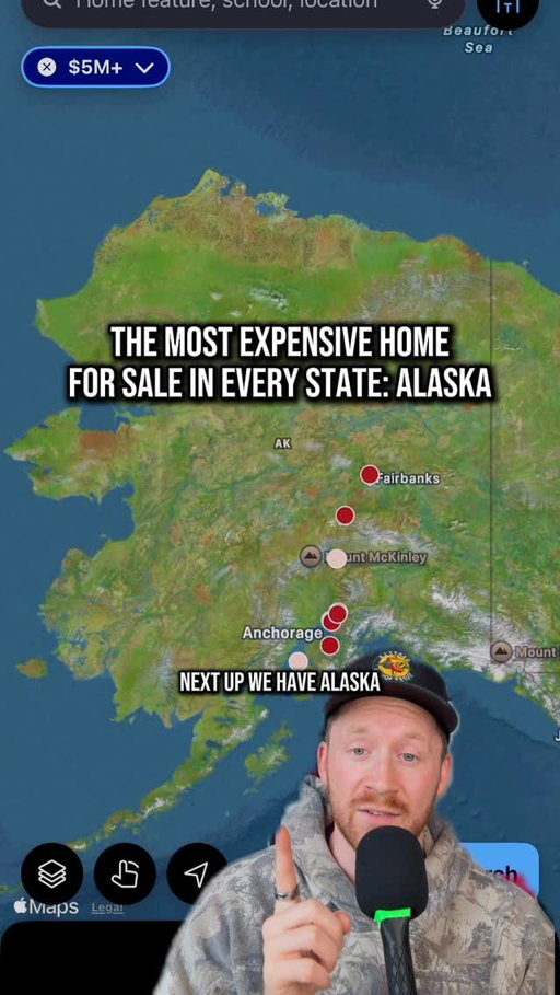 Alaska’s most expensive home for sale

 I do not own any of these photos shown, nor do I have any relationship or agreement with the listing agent or seller (unless stated) I simply make videos on homes I find interesting and cool for the sake of reporting. If you’d like me to tag you or take down any post for any reason I have no problem doing so. thank you :) 

#mansions #house #homedecor #realestate #mansion