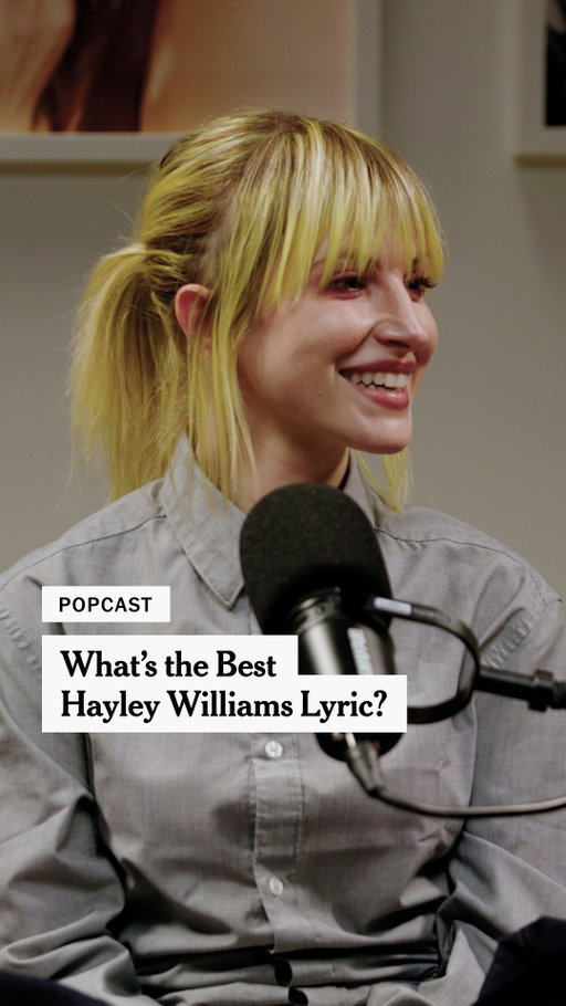 Hayley Williams of Paramore talked about the line that made her feel like a “real lyricist" on an episode of Popcast last year.

For Hayley’s full interview with Popcast’s @joncaramanica and @joecoscarelli, check out YouTube.com/Popcast!