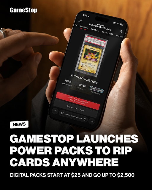 Collecting will never be the same.

Every pack delivers the rush of a physical PSA-graded card - yours to keep or sell back, with iconic chase cards available at every price point. 

Enjoy the flexibility to sell, ship, or keep your slab in your PSA Vault, all managed online for maximum convenience and security.

Get started now. Link in bio.