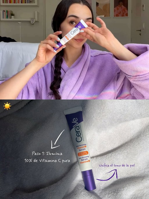 Por la mañana y por la noche los productos ideales para tener una piel más luminosa y firme 💜
#CeraVeLovers #Cerave #Publicidad #EnciendeTuGlow #CeraVeMx @ceravemx