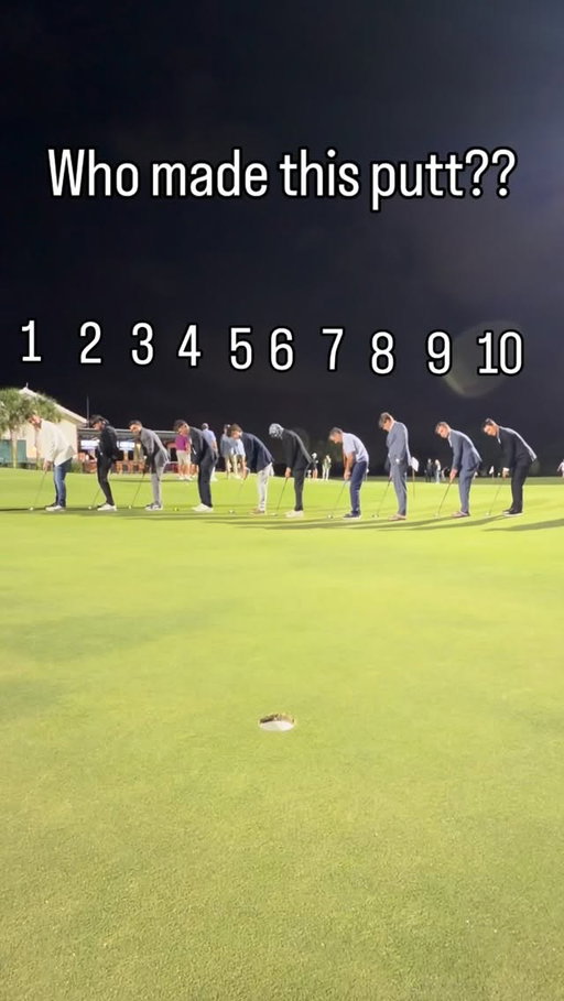 Who made this putt!??! #golf #game #guess