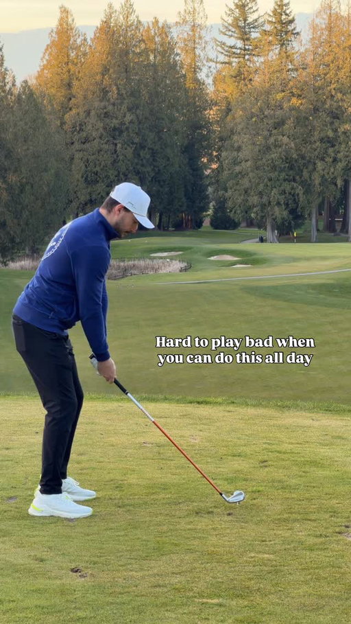 This is a golf shot that’s better suited in the summer when you’re going to get some roll out. Don’t want to be pumping these 200 and plugging in the winter 😂
.
@vicegolf - MCAAN10