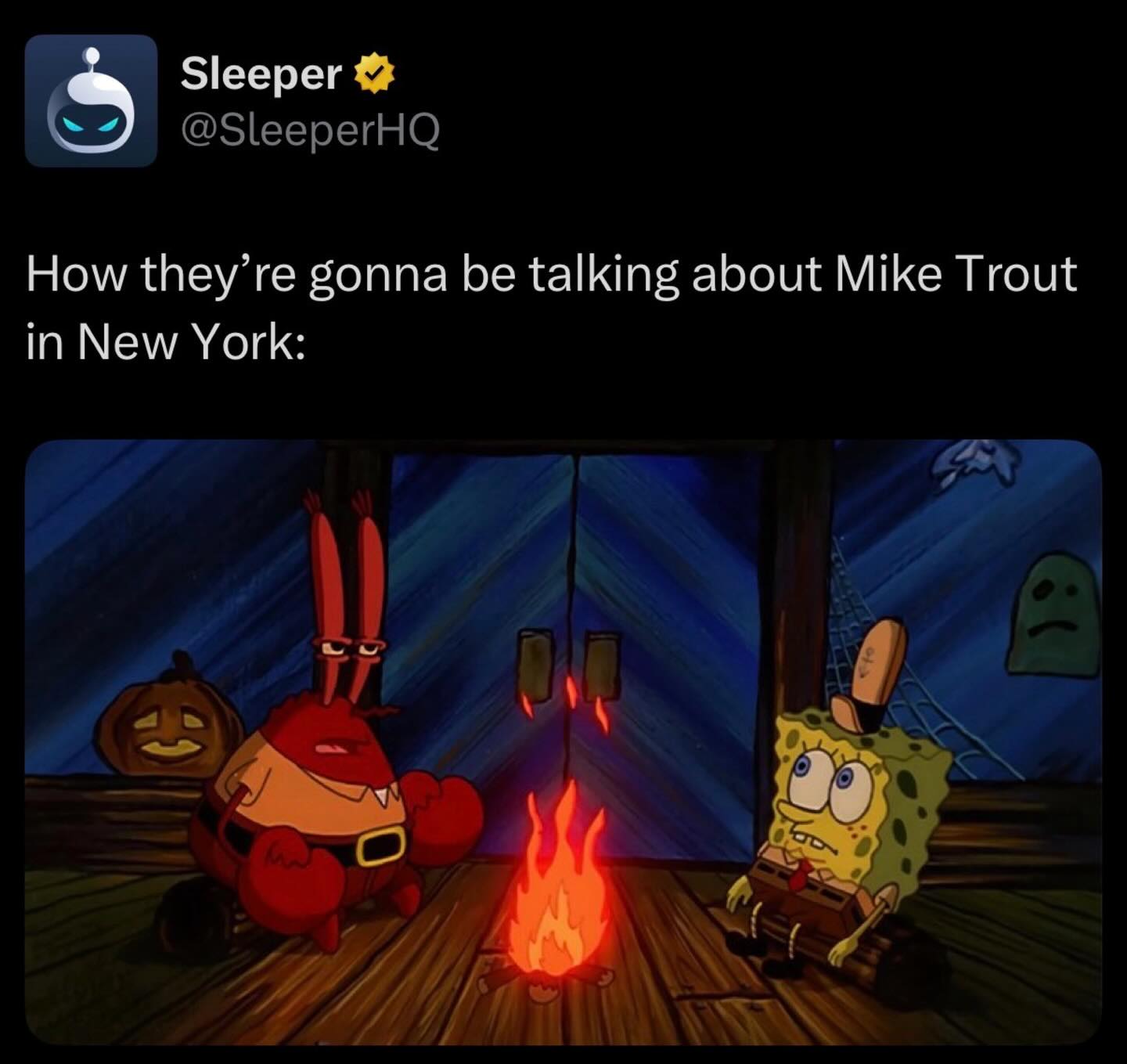 Mike Trout hit 4 homers in 3 games at Yankee Stadium 🤯