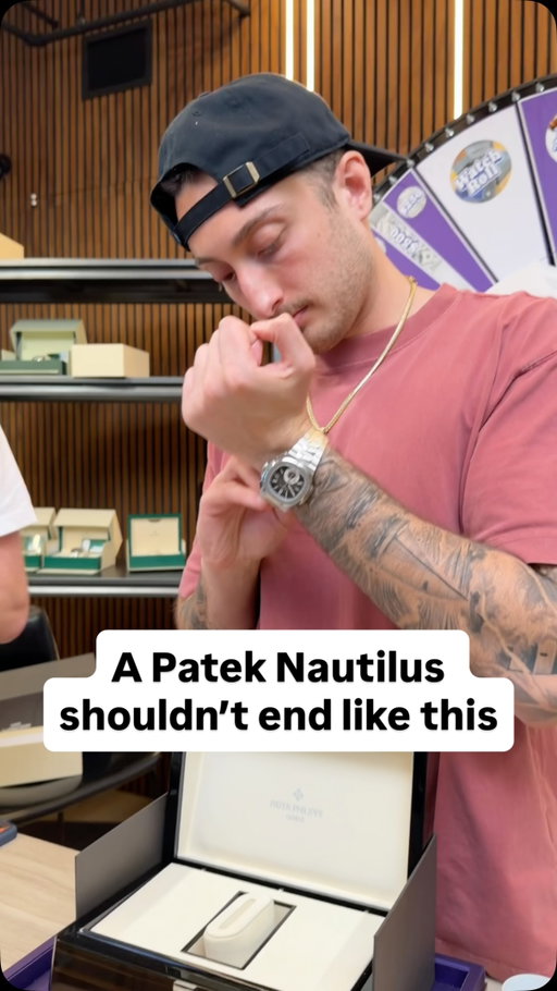 A rare Patek Philippe Nautilus 5980/1A Chronograph hits the Vookum Live stream, one of the most expensive watches ever seen on eBay Live. Vookum even takes off his Datejust to try it on and show the wrist presence of the piece.
Viewers go heavy in the live action, expecting it to land in line with market comps.Instead, it closes far below recent secondary market levels, triggering instant reactions across the studio. 
Mitch calls it a steal of the year, while Vookum is clearly not happy with how far it went.

#PatekPhilippe
#Patekcollector 
#LuxuryWatches
#WatchCollectors
#watchmania