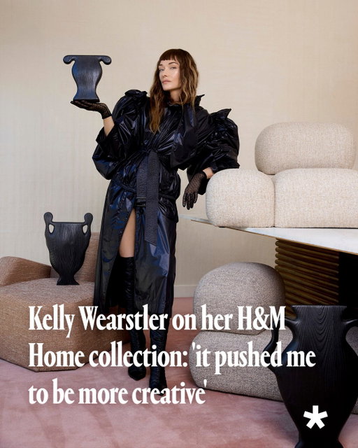 In our latest issue, we talk to @kellywearstler as she teams up with @hmhome, collaborating on a furnishings collection that’s both elegantly crafted and affordably priced.

The collection includes chairs, tables and lamps, as well as a series of tabletop items, ranging from wooden vases to drinking glasses. ‘Every piece had to be modular, but it pushed us to be more creative,’ says Wearstler. ‘I wanted to operate under the ethos of just offering great accessible design.’

1. A moodboard in Wearstler’s LA studio with sketches of her various chairs and ‘Cova’ candleholders for H&M Home
2. Prototypes for the ‘Cova’ tall and short candleholders
3. The ‘Emera’ table lamp comes in a choice of two sizes and two colourways
4 & 5. Wearstler photographed in her LA studio in February with prototypes for her H&M Home collection, including the ‘Curva’ vase, and ‘Soluna Lounge’, ‘Poma Accent’ and ‘Avern’ chairs
6. Wearstler holding prototypes of the tall version of the ‘Cova’ candleholders,
which come in two colourways

See more at the link in bio and in the May issue of Wallpaper*, on newsstands now.⁠

📸: @gemmadwarren
🖊: @caroledixon