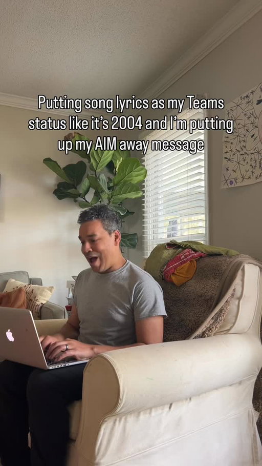Should we normalize putting song lyrics or quotes as our team status like we were back in 2004 using aim lol