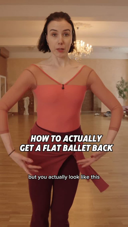 FINALLY GET A FLAT BALLET BACK ✨

I know we all get the correction “wide and flat back” 
I then see so many students ‘think’ they have a flat back but from the front they are actually so rounded. 

This isn’t actually a flat back. It’s a cheat code to a flat back as I like to say. 

What I want you to focus on is the V of your back AND the bed important shoulder bone position! 

I’ll go in more detail in the video :-) 

Follow for more tips and guidance 

———
#ballet #ballerina #vaganova #dance #ballettips