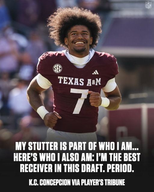 @kcthekid2’s stutter doesn’t define who he is 😤 (via @playerstribune) 

2026 NFL Draft – April 23-25 on NFLN/ESPN/ABC
Stream on @NFLPlus