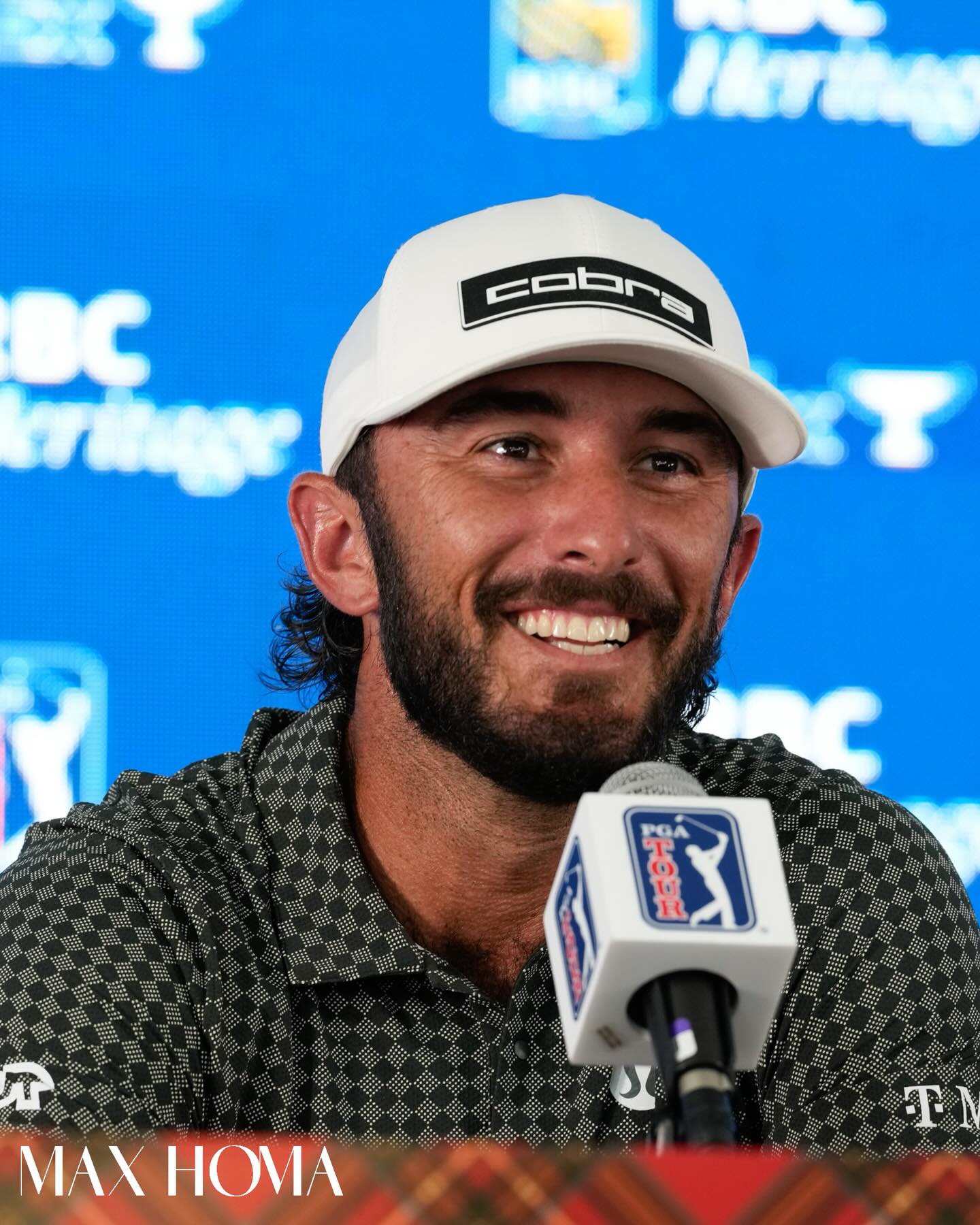 The boys are all smiles in Harbour Town 😄 @rbcheritage 
@rickiefowler @gary.woodland @maxhoma