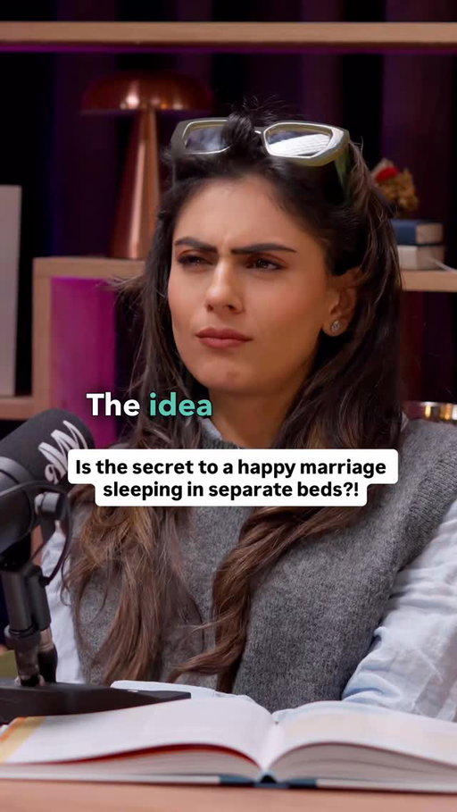 Is sleeping in separate beds the key to a happy marriage?! 👇🏽