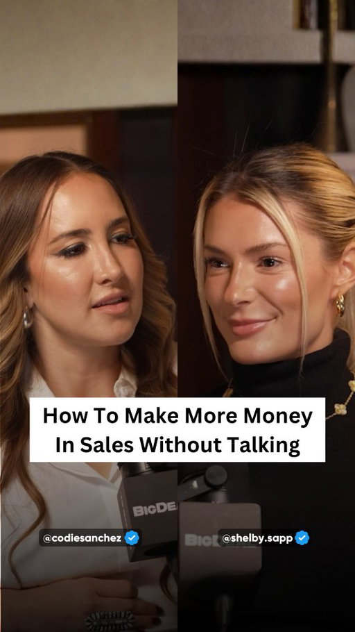 You’re probably falling behind in life for one simple reason…

You won’t stop talking.

Shelby Sapp will change how you think about life and sales.

So, truly… SAY LESS QUEEN… and jump on this fresh pod on Big Deal today 👇
