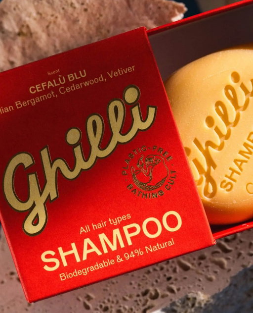 Solid bar soap is having a full cultural renaissance right now, moving from an afterthought at the back of the shower to something people are actively seeking out and proudly displaying, and Ghilli, a Zurich-based beauty start-up designed by Swiss studio allink, has created the box that makes that shift feel completely inevitable. ⁠
⁠
The color system alone is worth stopping for, with rich Campari red, dusty sage green, and soft powder blue sitting together like a Mediterranean market stall. Each shade evokes coastal geography, sun-warmed terracotta walls, sea-bleached shutters, and olive groves in the late afternoon. ⁠
⁠
Link in bio for the full article.