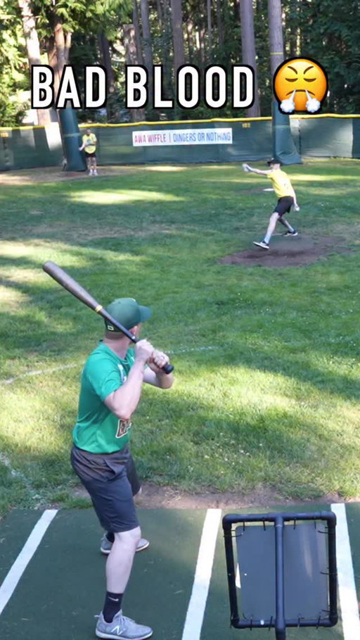 Why Didn’t He Get First Base?😭 #dingersornothing #wiffleball #baseball