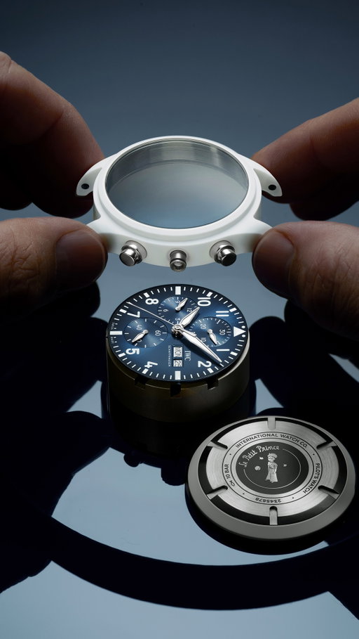 Capturing the timeless spirit of Antoine de Saint-Exupéry’s most famous novel, the Pilot's Watch Chronograph 41 Le Petit Prince blends IWC engineering with a poetic touch.

A deep blue dial evokes the vastness of space, while the white case is an expression of our ceramics expertise. The watch is powered by the IWC-manufactured 69380 calibre, engineered with a focus on performance, reliability, and precision.

Ref. IW389410
 
#IWCwatches
#IWCpilot
#WatchesAndWonders2026