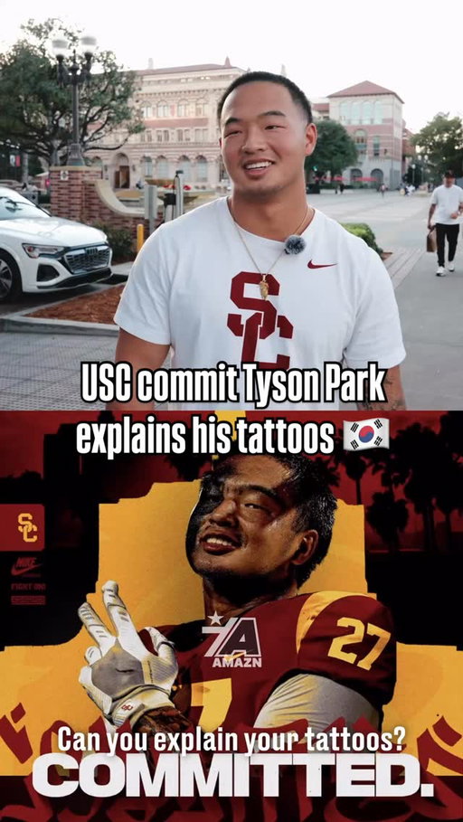 Carrying a legacy through ink 🫟 🙏 @tysonpark08 
.
.
.
.
#tattoo #usc #korean #koreanamerican #asian