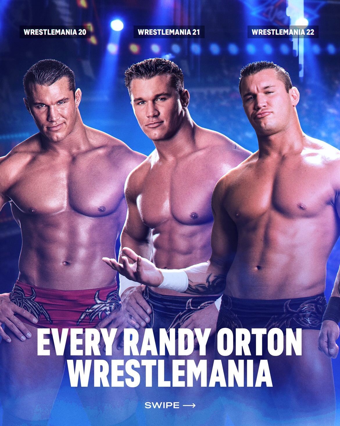 Over 20 years of WrestleMania legacy. 🐍

Randy Orton adds another chapter this weekend.

LIVE on Netflix in select regions
April 18–19 at 6 PM ET | 3 PM PT

#wwe #wrestlemania #randyorton #wweonnetflix