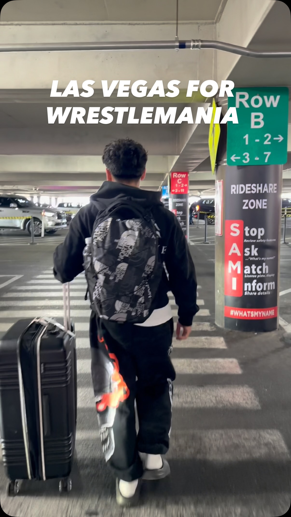 Come with me to Las Vegas for WrestleMania and some surprises #lasvegas #travel #wwe #wrestlemania