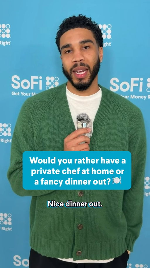 Is this thing on? Tap into @jaytatum0 answering questions on the SoFi Money Mic and find out how one of basketball’s biggest stars feels about all things finance. Sound off in the comments and don’t forget to hit that follow button. #playintournament #jaysontatum #NBA #finances