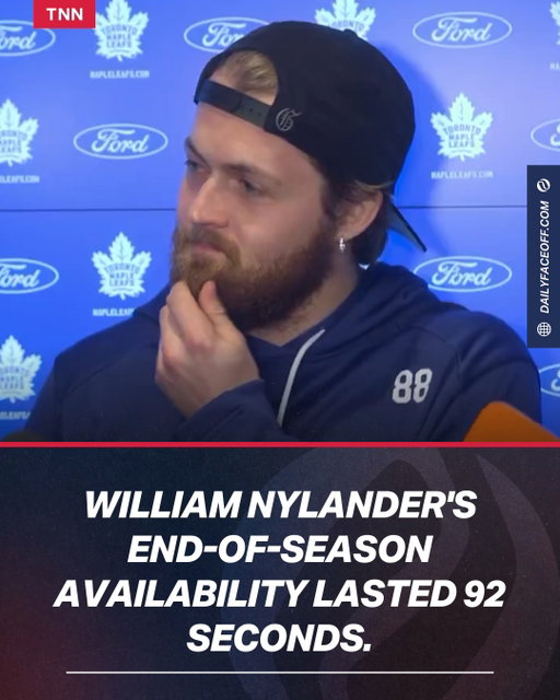 What are your thought on Nylander's availability? Video via @sportsnet 

#hockey #nhl #mapleleafs #torontomapleleafs