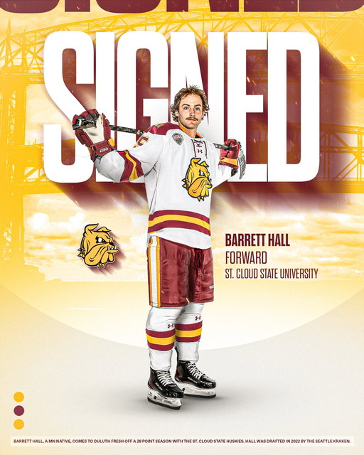 It's official, Barrett Hall is a Bulldog!!
Welcome to UMD Barrett!