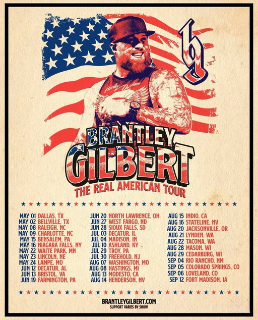 So pumped to be joining my brother @brantleygilbert and @aaronlewismusic on the road May 22-24! Minnesota, Nebraska, and Missouri I can’t wait to see y’all 🫡

Tickets on sale now on my website and at the link in my bio!

#ontour #brantleygilbert #countrymusic