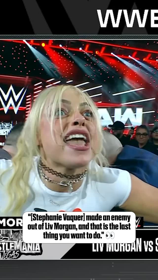 Liv Morgan has some final words for Stephanie Vaquer ahead of the Women’s World Championship Match at WrestleMania 42 🏆

Stream both nights of #WrestleMania on April 18–19 on the ESPN App with an ESPN Unlimited plan