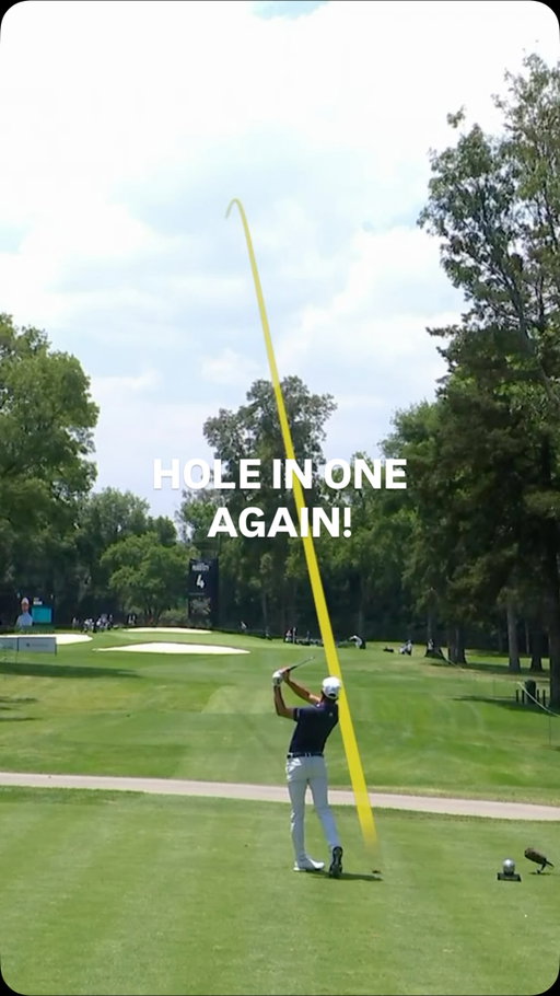 1st hole of the day: ACE 🚨🚨
Niemann’s 2nd hole in one of the week 🔥🤯