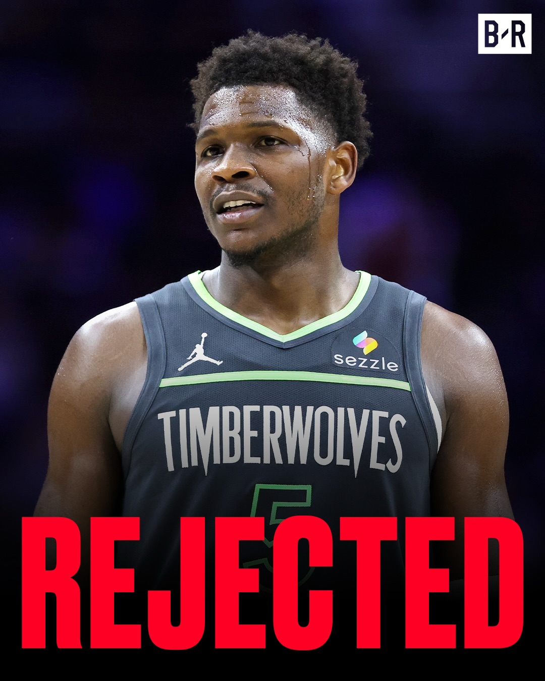 Anthony Edwards filed an Extraordinary Circumstances Challenge for the 65-game award rule, but it was denied per @shams