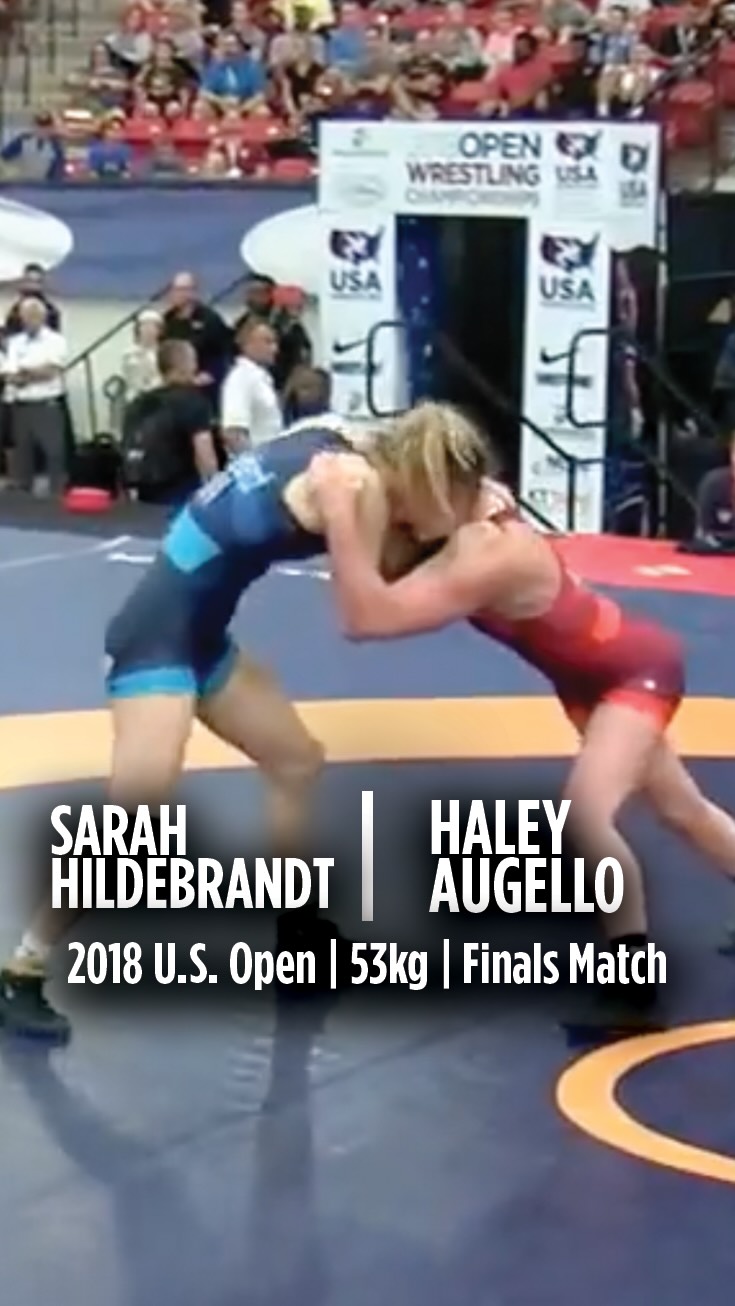 The countdown to the 2026 U.S. Open 🇺🇸 continues! We’re taking it back to 2018 for a 53kg Finals match between Haley Augello and Sarah Hildebrandt.
 
Believe it or not, 2018 was the last time we saw Hildebrandt take the mat at the Las Vegas edition of the U.S. Open.