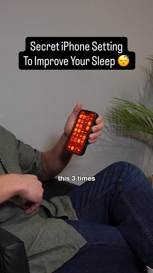 Here's how to make it so you can triple tap to turn on red mode ⬇️

1.) Head to your settings app and select accessibility

2.) Scroll down and select "Accessibility Shortcut"

3.) Select color filters. 

*Make sure to follow along with the reel to learn how to make the color filter correctly*

Follow for more 🍎