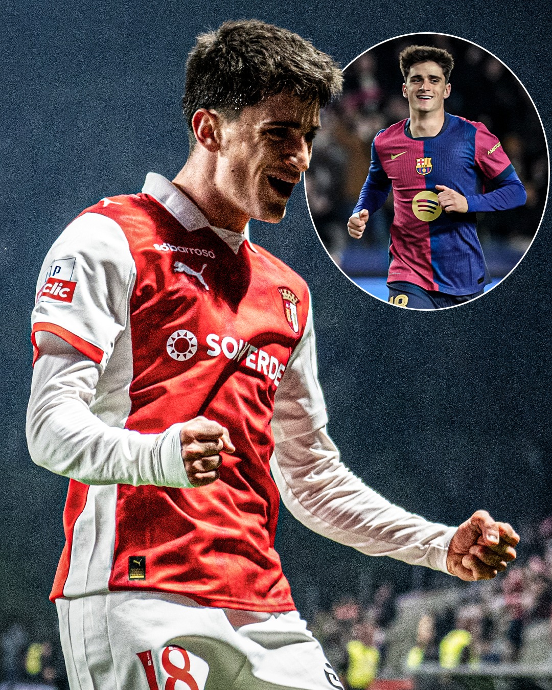 Former Barcelona striker, Pau Víctor, helped his Braga side come back from a 3-1 aggregate deficit against Betis, with a goal to his name 👏

Víctor won LALIGA, the Copa del Rey and the Supercopa de España titles last year with Barca 😳

He's now also helped Braga secure a spot in the Europa League semifinals 👏