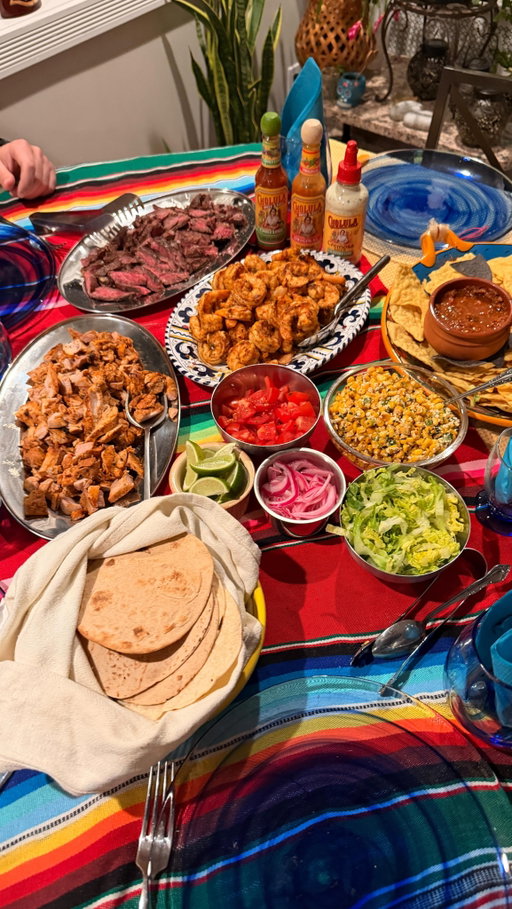 #ad My family LOVES a DIY taco night and using @cholulahotsauce, spice mix and sauces make it even easier and more delicious! #cholulapartner 

Comment “TACO” or “RECIPE” and I’ll share with you my guide to the ultimate taco night! 

https://alessandraciuffo.com/how-i-set-up-my-diy-taco-night-at-home/