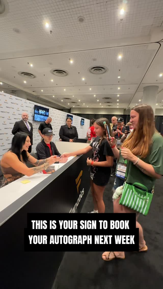 Meeting your faves hits different in person.

Don’t miss your shot — Autographs & Photo Ops for WWE Superstars go on sale April 24 at 10am ET. 

🎟️ Tickets at link in bio