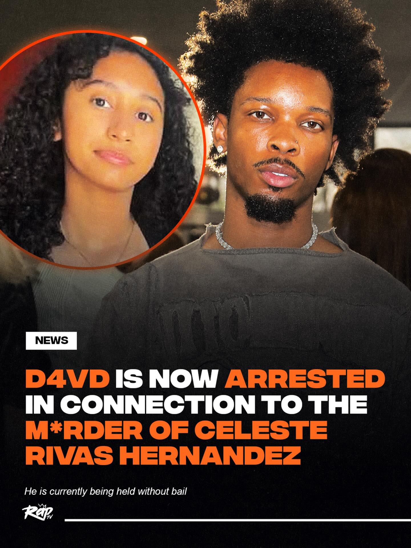 D4vd has been arrested in connection with the d*ath of 15-year-old Celeste Rivas Hernandez, whose remains were discovered in the trunk of a Tesla registered to him.

The case stems from a 2025 investigation after the girl, who was previously reported missing, was found in a decomposed state inside the vehicle, prompting a lengthy probe involving search warrants, forensic evidence, and witness testimony. Authorities had been building a case for months, including presenting evidence to a grand jury, and ultimately moved forward with charges as suspicion around d4vd intensified.

The investigation is ongoing, with key details, such as the exact cause of d*ath and full circumstances still being determined.