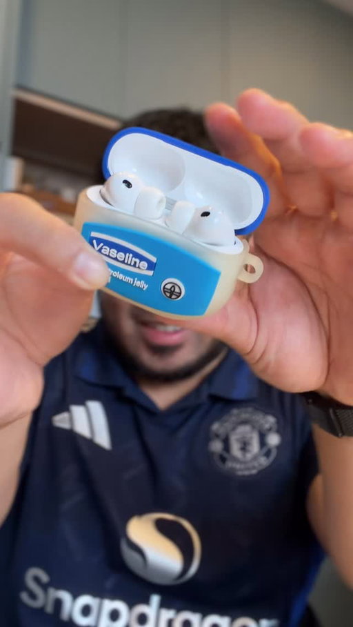 Check out my new AirPods case 😂😂 #airpodspro3 #cooltoys