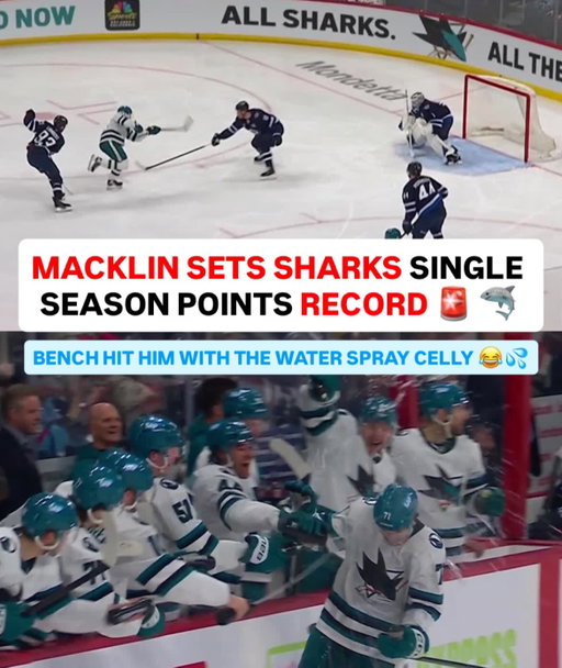 MACK STANDS ALONE IN SHARKS HISTORY (and he’ll probably break this record multiple times 😂) 

#NHL #Hockey #MacklinCelebrini #Celebrini #SanJoseSharks