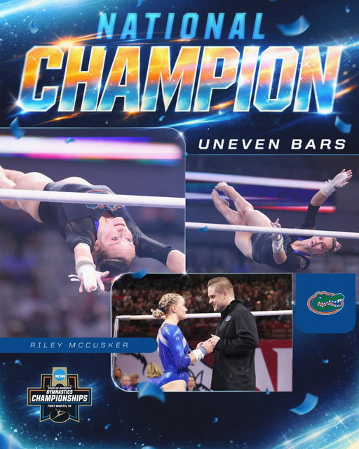 BARS NATIONAL CHAMPION 🏆

Riley McCusker ✨9.9875✨

#NCAAGYM x @gatorsgym