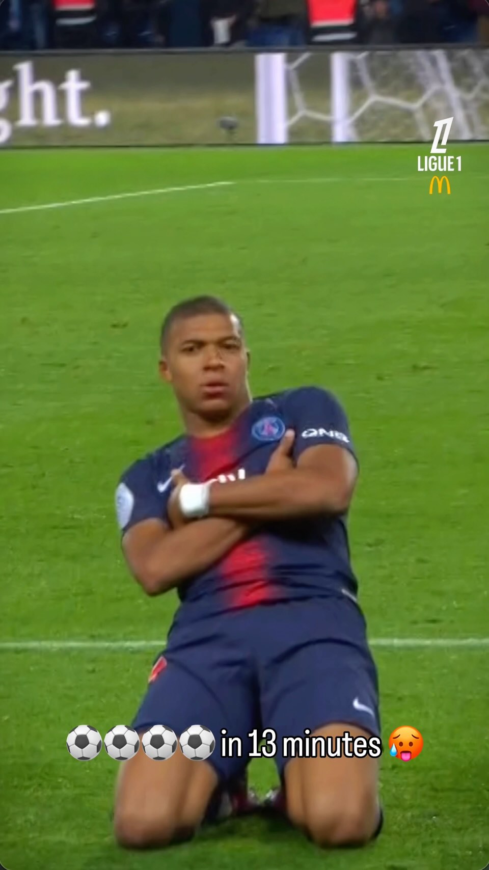 Throwback to the night Mbappé stole the show against Lyon 😮‍💨 #psgol #mbappé #Ligue1 

🎥 @ligue1plus