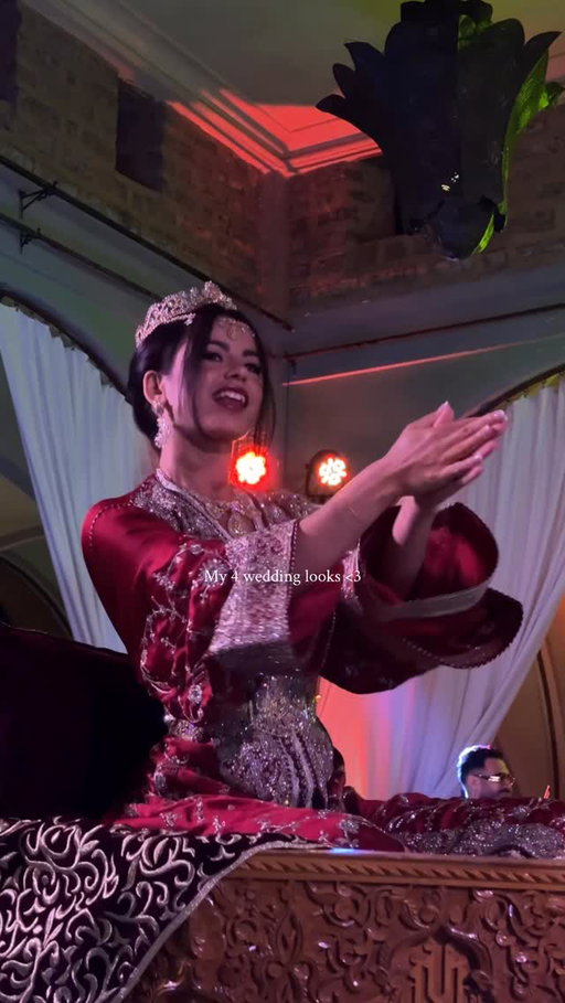 My 4 wedding looks 💋