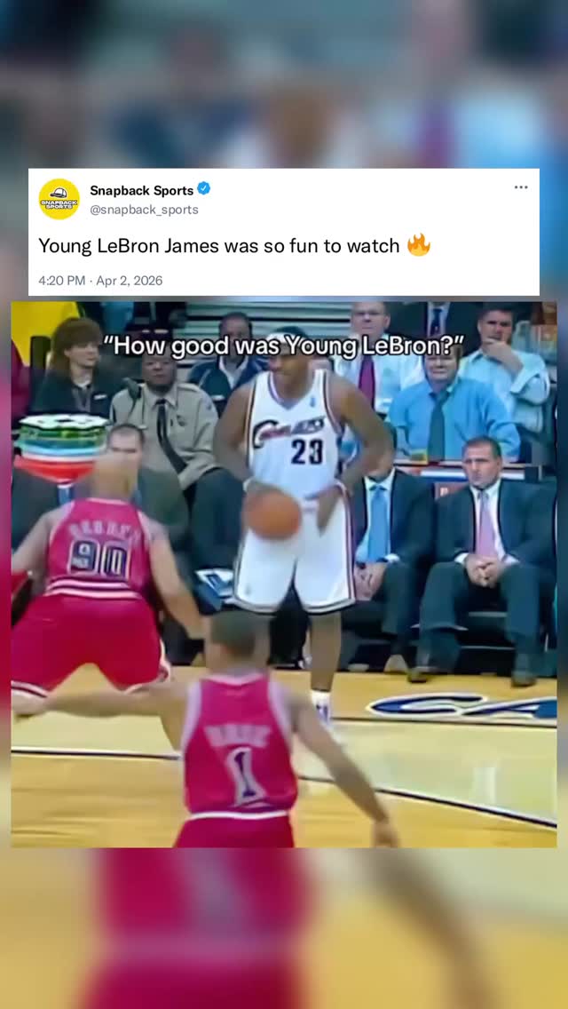 LeBron James was DIFFERENT when he was young! 😳🔥

LeBron James entered the NBA at 18 years old and somehow still made the entire league look like it wasn’t ready for him.

Think about what it means to be a teenager dropped into the best basketball league in the world, with every camera pointed at you, every analyst waiting for you to fail, and the weight of an entire city’s hope on your shoulders — and then to not just survive that, but to thrive in it immediately. He was named Rookie of the Year, was making All-Star teams before he could legally have a drink, and was carrying a Cavaliers team that had absolutely nothing around him to places they had no business being.

The 2007 playoff run where he personally destroyed the Detroit Pistons to send Cleveland to the Finals is still one of the greatest individual performances in NBA playoff history. He was 22 years old. Nobody in the building could stop him, and everyone watching knew they were seeing something that had never existed before. Those early years weren’t just impressive — they were the foundation of the greatest career the sport has ever seen.