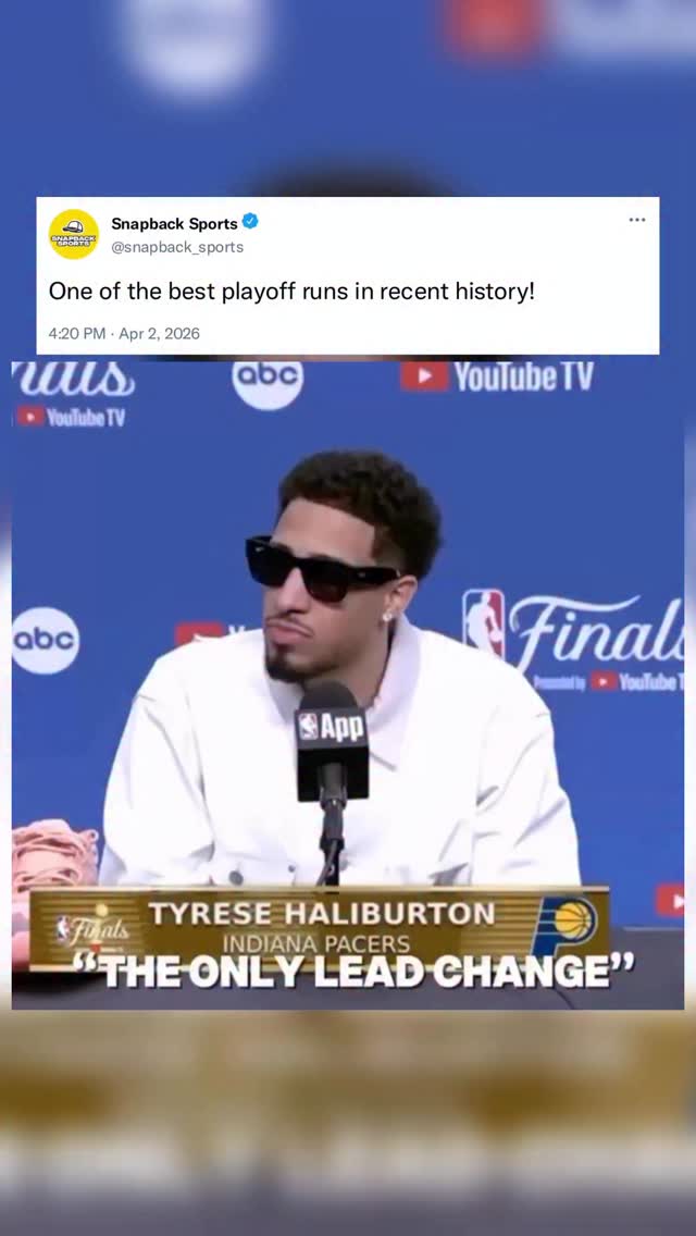 Tyrese Haliburton last playoffs was must-watch basketball at its absolute purest 🔥